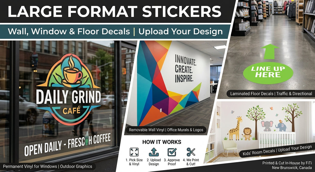 Large Format Stickers | Wall, Window & Floor Decals