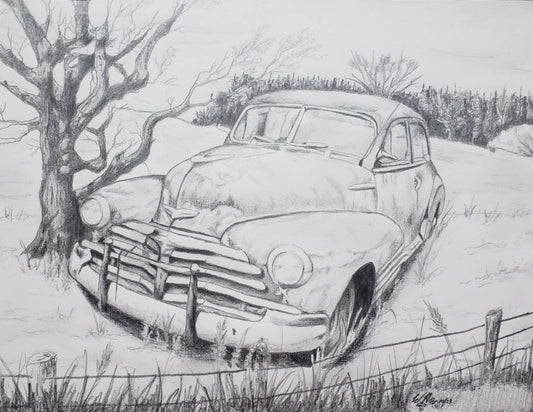 Vintage Field Find: Custom Sketch by Wallace Horn